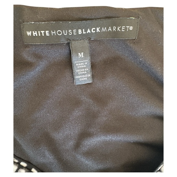 White House Black Market Chiffon Cape Dress Size Medium - Picture 13 of 14